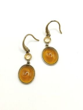 Vintage 1970s Amber earrings